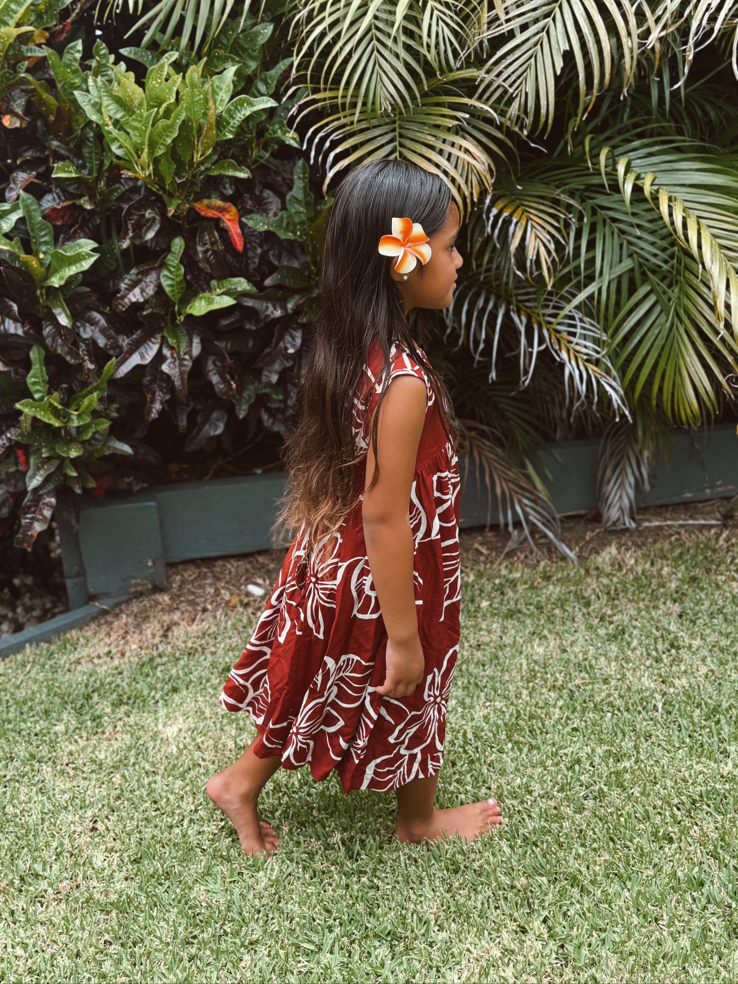 BURGUNDY Kids Dress