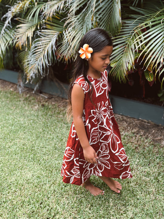 BURGUNDY Kids Dress